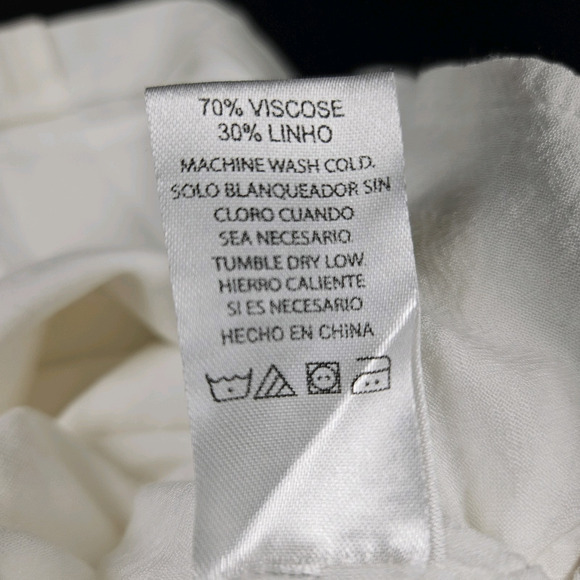 Cache Textured Stretch Jeans Cropped White Skinny Summer Capri Vacation Womens 8 - Picture 8 of 15